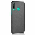 For Xiaomi Redmi 9C Shockproof Litchi Texture PC + PU Case(Black) - 3