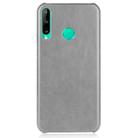 For Xiaomi Redmi 9C Shockproof Litchi Texture PC + PU Case(Gray) - 2