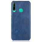 For Xiaomi Redmi 9C Shockproof Litchi Texture PC + PU Case(Blue) - 2