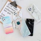 For iPhone 12 mini TPU Smooth Marbled IMD Mobile Phone Case(Snow White F6) - 1