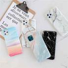 For iPhone 12 mini TPU Smooth Marbled IMD Mobile Phone Case(Snow White F6) - 2