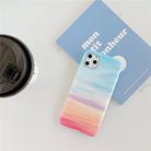 For iPhone 12 / 12 Pro TPU Smooth Marbled IMD Mobile Phone Case(Rainbow F16) - 1