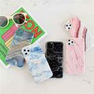 For iPhone 12 mini TPU Smooth Marbled IMD Mobile Phone Case(Gold Inlaid Jade F24) - 2