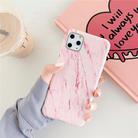 For iPhone 12 Pro Max TPU Smooth Marbled IMD Mobile Phone Case(Snow Powder F21) - 1