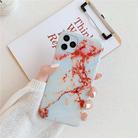 For iPhone 12 mini TPU Smooth Marbled IMD Mobile Phone Case(Norwegian Red F15) - 1