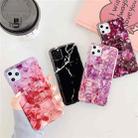 For iPhone 12 mini TPU Smooth Marbled IMD Mobile Phone Case(Gold Inlaid Jade F32) - 2