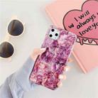 For iPhone 12 Pro Max TPU Smooth Marbled IMD Mobile Phone Case(Purple Stone F10) - 1