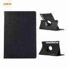 ENKAY for Samsung Galaxy Tab S8 / Galaxy Tab S7 11.0 T870 / T875 ENK-8012 360 Degree Rotation Litchi Texture Horizontal Flip PU Leather Smart Case with Holder & Sleep / Wake-up(Black) - 1