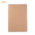 ENKAY for Samsung Galaxy Tab S8 / Galaxy Tab S7 11.0 T870 / T875 ENK-8012 360 Degree Rotation Litchi Texture Horizontal Flip PU Leather Smart Case with Holder & Sleep / Wake-up(Gold) - 2