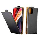 For iPhone 12 Pro Max Business Style Vertical Flip TPU + PU Leather Case with Card Slot(Black) - 1