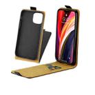 For iPhone 12 Pro Max Business Style Vertical Flip TPU + PU Leather Case with Card Slot(Black) - 3
