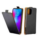 For iPhone 12 mini Business Style Vertical Flip TPU + PU Leather Case with Card Slot(Black) - 1