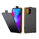 For iPhone 12 / 12 Pro Business Style Vertical Flip TPU + PU Leather Case with Card Slot(Black) - 1