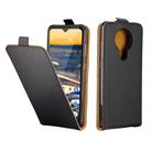 For Nokia 5.3 Business Style Vertical Flip TPU Leather Case  with Card Slot(Black) - 1