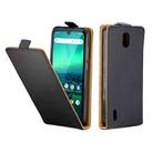 For Nokia1.3 Business Style Vertical Flip TPU Leather Case  with Card Slot(Black) - 1