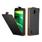 For Nokia C1 Business Style Vertical Flip TPU Leather Case  with Card Slot(Black) - 1