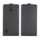 For Nokia C1 Business Style Vertical Flip TPU Leather Case  with Card Slot(Black) - 2