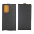 For Samsung Galaxy Note20 Ultra Business Style Vertical Flip TPU Leather Case  with Card Slot(Black) - 2