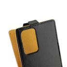 For Samsung Galaxy Note20 Ultra Business Style Vertical Flip TPU Leather Case  with Card Slot(Black) - 3