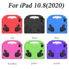 Children EVA Shockproof Tablet Case with Thumb Bracket For iPad Air 2022 / 2020 10.9(Red) - 7