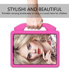 Children EVA Shockproof Tablet Case with Thumb Bracket For iPad Air 2022 / 2020 10.9(Rose Red) - 3