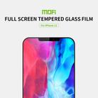 For iPhone 12 / 12 Pro MOFI 9H 2.5D Full Screen Tempered Glass Film(Black) - 2