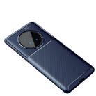 For Huawei Mate 40 Pro Carbon Fiber Texture Shockproof TPU Case(Blue) - 2