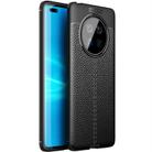 For Huawei Mate 40 Litchi Texture TPU Shockproof Case(Black) - 1