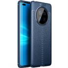 For Huawei Mate 40 Litchi Texture TPU Shockproof Case(Navy Blue) - 1