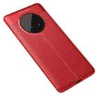 For Huawei Mate 40 Pro Litchi Texture TPU Shockproof Case(Red) - 1