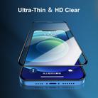 For iPhone 12 mini 2pcs ENKAY Hat-Prince Full Glue 0.26mm 9H 2.5D Tempered Glass Full Coverage Film - 1