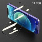 For iPhone 12 mini 10pcs ENKAY Hat-Prince Full Glue 0.26mm 9H 2.5D Tempered Glass Full Coverage Film - 1