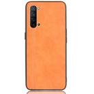 For OPPO K7 5G Shockproof Sewing Cow Pattern Skin PC + PU + TPU Case(Orange) - 2