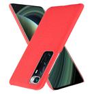 For Xiaomi Mi 10 Ultra Shockproof Crocodile Texture PC + PU Case(Red) - 2