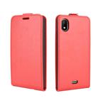 For WIKO Y61 R64 Texture Single Vertical Flip Leather Protective Case with Card Slots & Photo Frame(Red) - 1