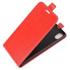 For WIKO Y61 R64 Texture Single Vertical Flip Leather Protective Case with Card Slots & Photo Frame(Red) - 2