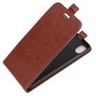 For WIKO Y61 R64 Texture Single Vertical Flip Leather Protective Case with Card Slots & Photo Frame(Brown) - 3