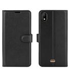 For WIKO Y61 Litchi Texture Horizontal Flip Protective Case with Holder & Card Slots & Wallet(Black) - 2