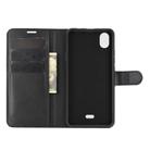 For WIKO Y61 Litchi Texture Horizontal Flip Protective Case with Holder & Card Slots & Wallet(Black) - 3