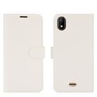 For WIKO Y61 Litchi Texture Horizontal Flip Protective Case with Holder & Card Slots & Wallet(White) - 2