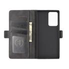 For Samsung Galaxy Note20 Ultra Dual-side Magnetic Buckle Horizontal Flip Leather Case with Holder & Card Slots & Wallet(Black) - 3