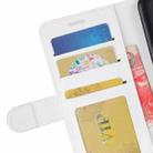 For Alcatel 3X 2020 R64 Texture Single Horizontal Flip Protective Case with Holder & Card Slots & Wallet& Photo Frame(White) - 4