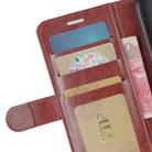For Alcatel 3X 2020 R64 Texture Single Horizontal Flip Protective Case with Holder & Card Slots & Wallet& Photo Frame(Brown) - 3