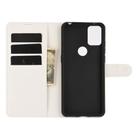 For Alcatel 3X 2020 Litchi Texture Horizontal Flip Protective Case with Holder & Card Slots & Wallet(White) - 2
