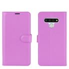 For LG Stylo 6 Litchi Texture Horizontal Flip Protective Case with Holder & Card Slots & Wallet(Purple) - 2