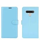 For LG Stylo 6 Litchi Texture Horizontal Flip Protective Case with Holder & Card Slots & Wallet(Blue) - 2