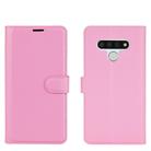 For LG Stylo 6 Litchi Texture Horizontal Flip Protective Case with Holder & Card Slots & Wallet(Pink) - 2