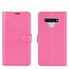 For LG Stylo 6 Litchi Texture Horizontal Flip Protective Case with Holder & Card Slots & Wallet(Rose red) - 2