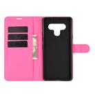 For LG Stylo 6 Litchi Texture Horizontal Flip Protective Case with Holder & Card Slots & Wallet(Rose red) - 3