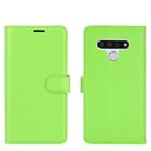 For LG Stylo 6 Litchi Texture Horizontal Flip Protective Case with Holder & Card Slots & Wallet(Green) - 2